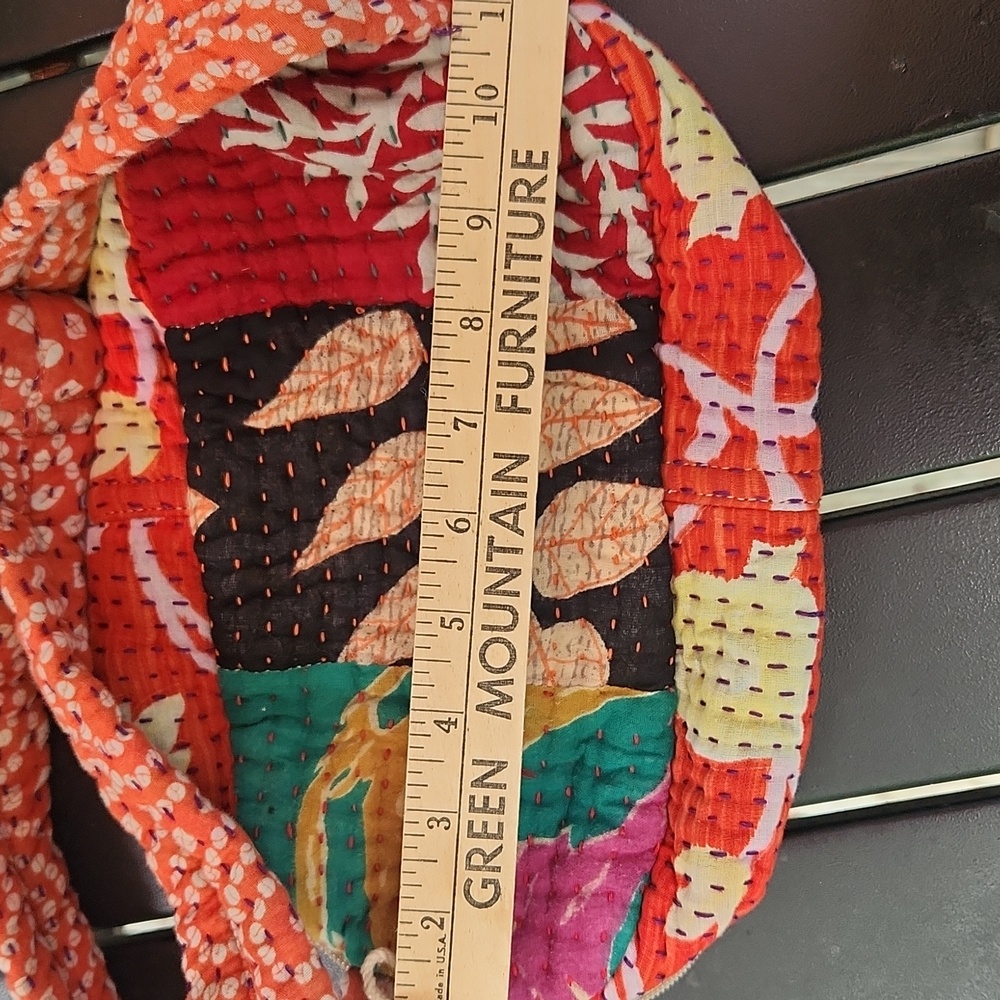Colorful Patchwork Quilted World Finds Hippie Boho Sling Bag - Picture 12 of 12